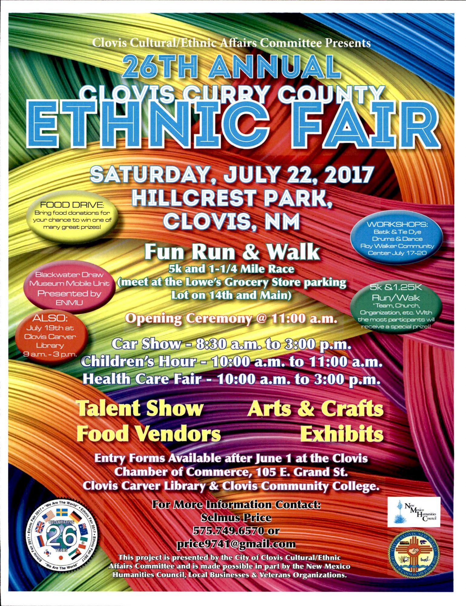 24th Annual Clovis/curry county ethnic fair City of Clovis, New Mexico